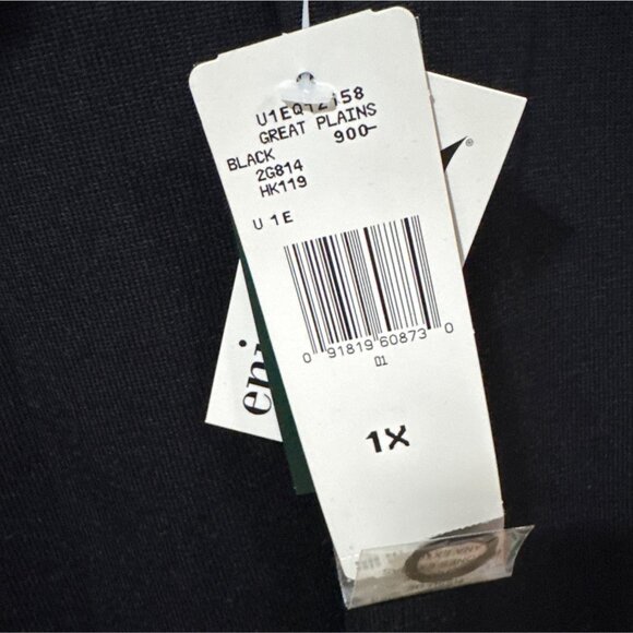 Ralph Lauren Silk Blend Knit 3/4 Sleeve Top 1X Black Classic NWT MSRP $119 - Picture 4 of 5